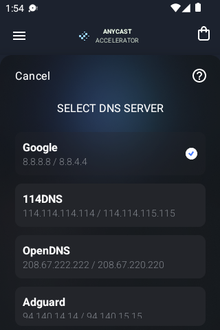 anycast 加速器下载android下载效果预览图
